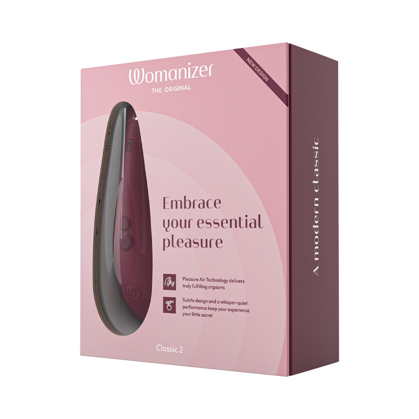 Womanizer - Classic 2 Silicone Rechargeable Clitoral Stimulator