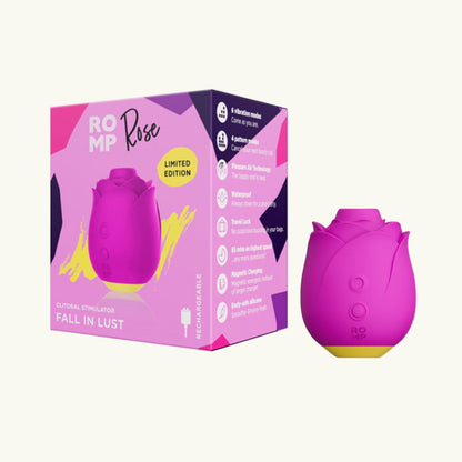 Romp - Rose Rechargeable Clitoral Stimulator Fall in Lust (Violet)
