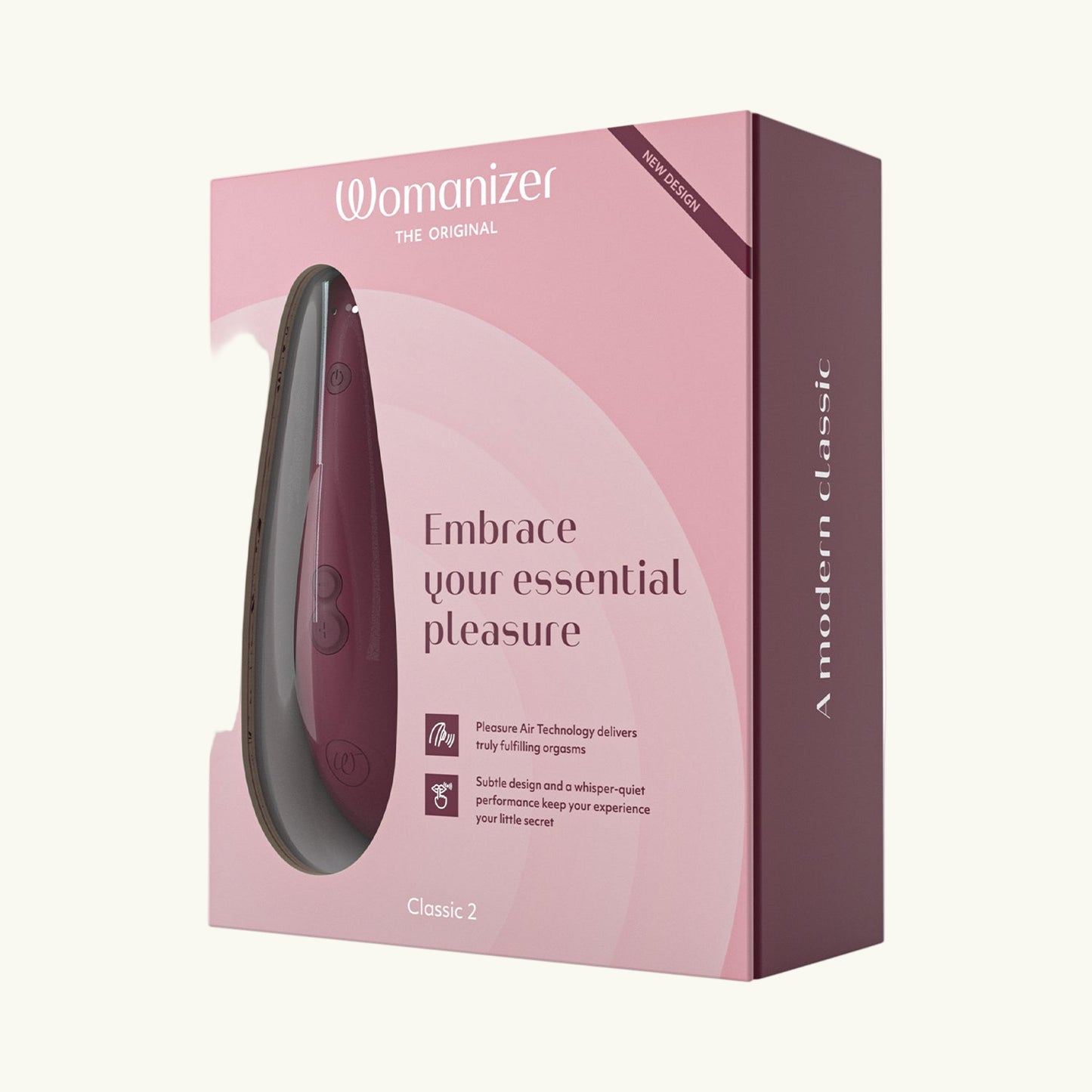 Womanizer - Classic 2 Silicone Rechargeable Clitoral Stimulator