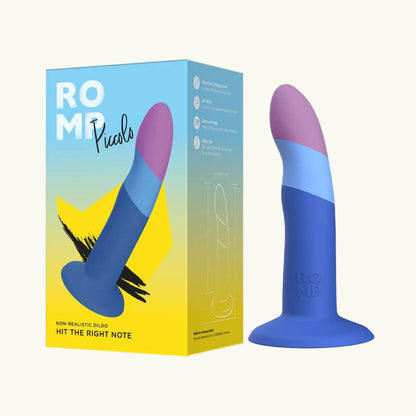 ROMP - Piccolo Hit The Right Note 5.5" Harness Compatible Silicone Suction Cup Dildo