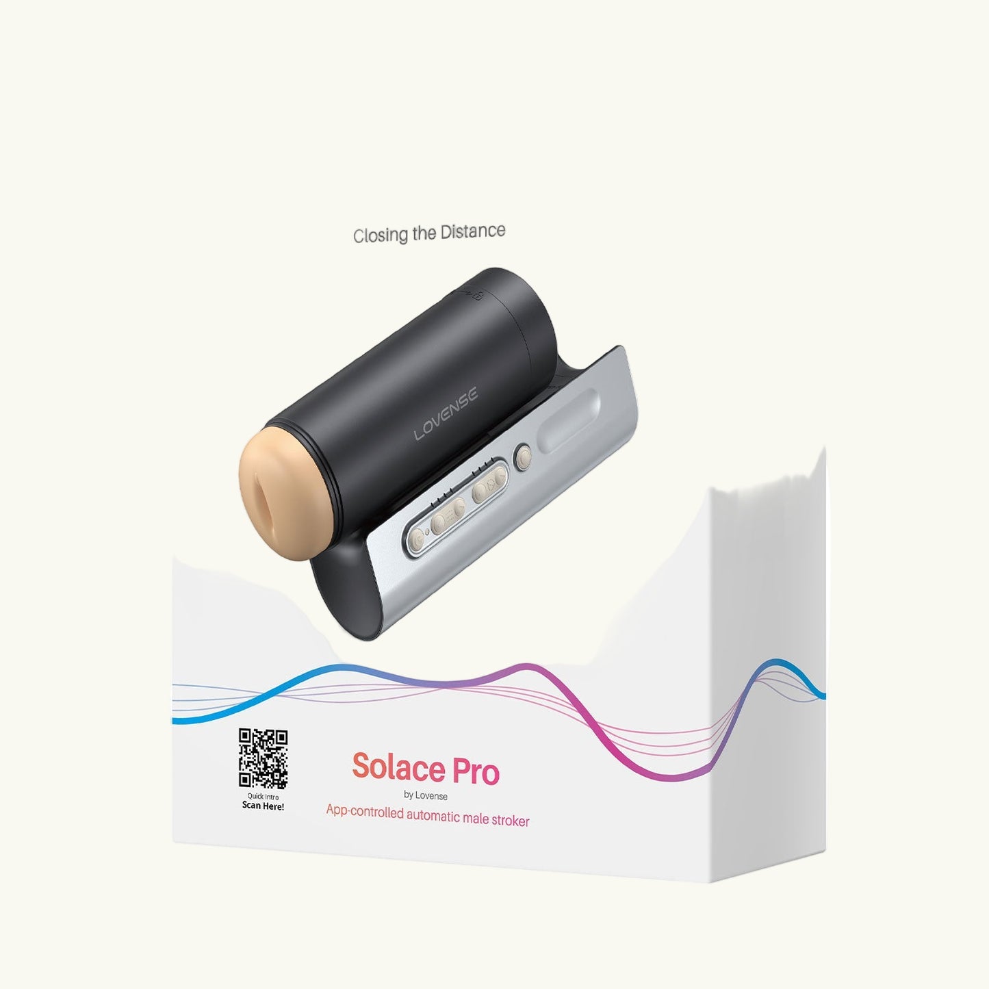 Lovense - Solace Pro AI-Powered Remote Control Thrusting Male Masturbator